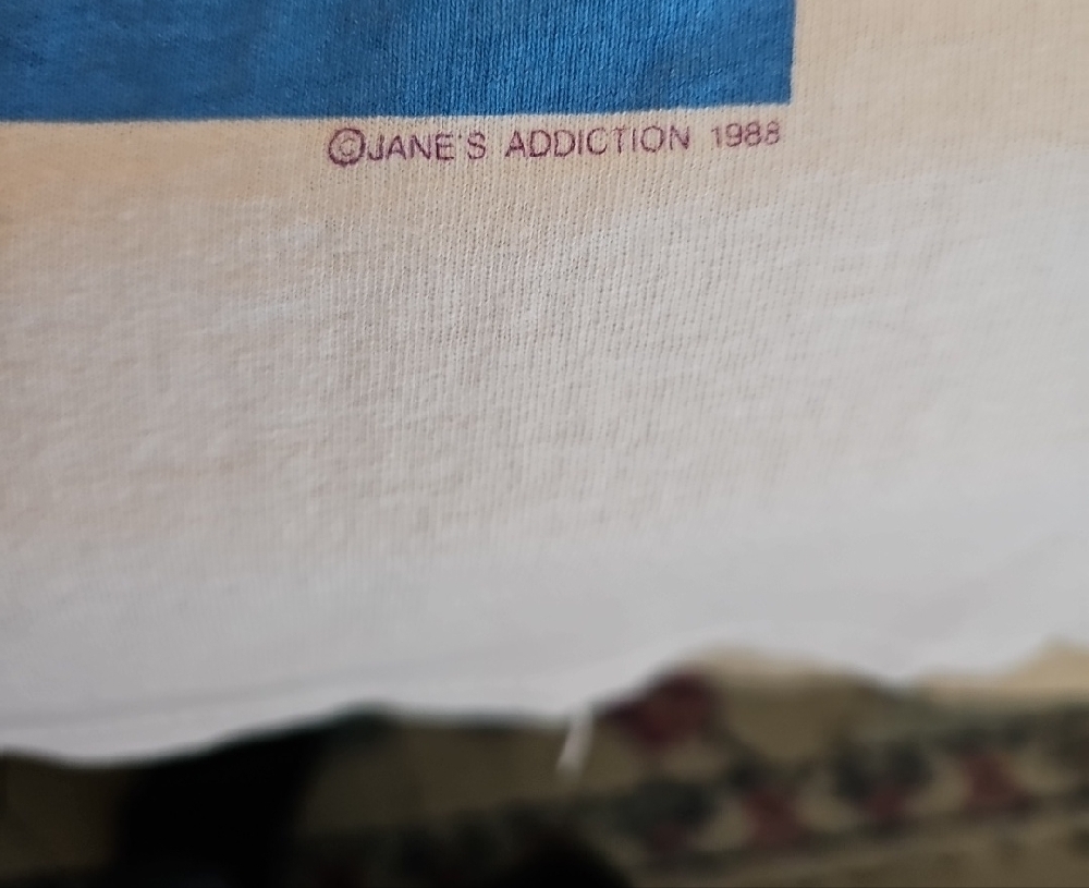 Jane's Addicition 1988 NOTHING SHOCKING Concert Tee Very RARE & Sought After - Picture 4 of 7